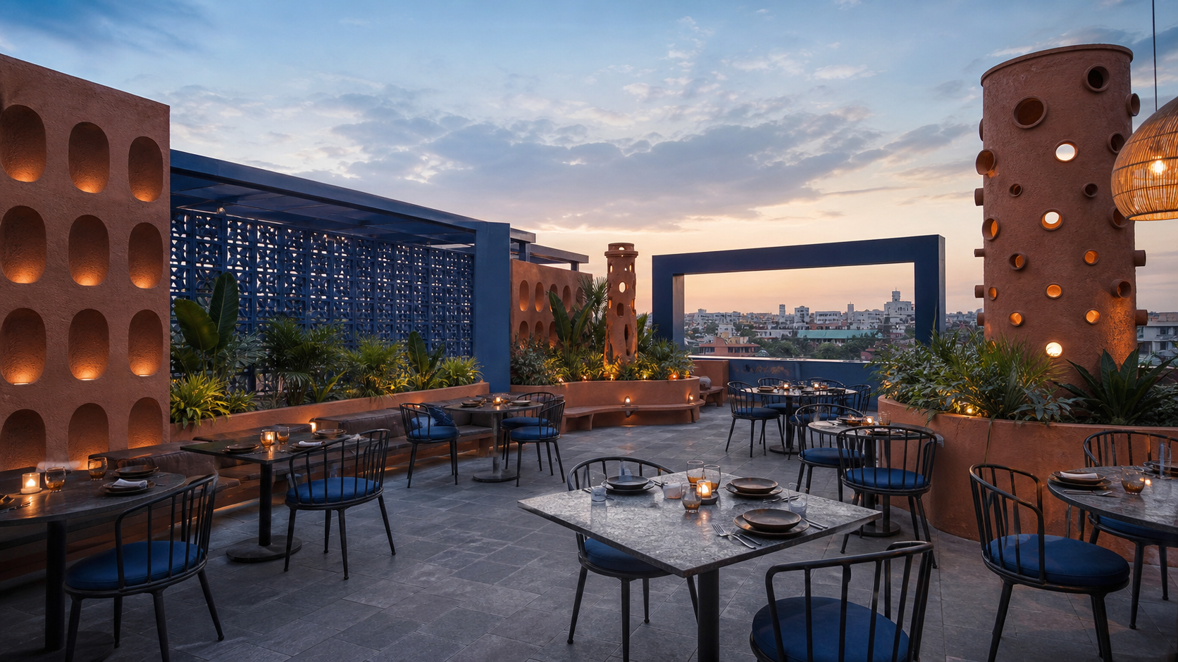 Indigo Clay Rooftop