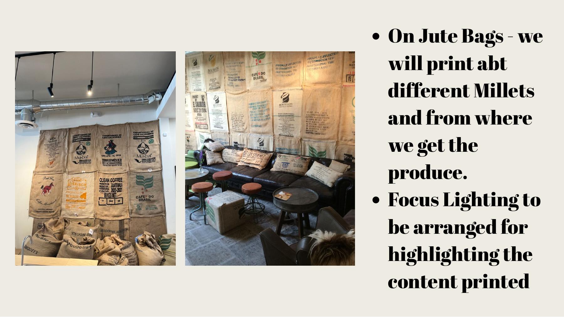 Jute Millet Story Wall